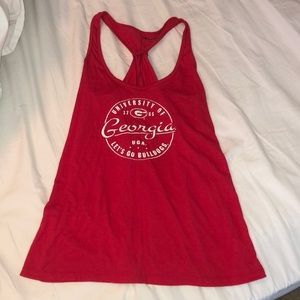 Racetrack UGA tank top
